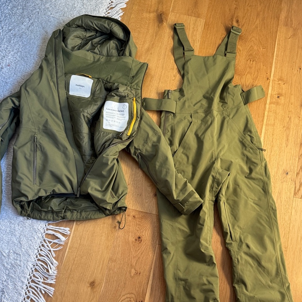 Halfdays Olive Green Lawrence Jacket (Carson bibs listed separately)